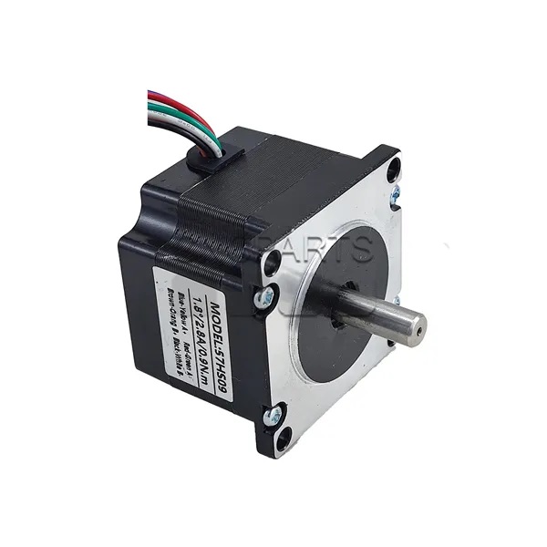 استپ موتور 9 کیلوگرم سانتی متر cnc سی ان سی HQM اچ کیو ام 9kg.cm/0.9n.m مدل 57HS09 دو فاز 2ph نما nema 23 (اورجینال وارداتی)