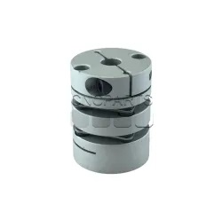 کوپلینگ coupling برند HQM اچ کیو ام شفت ورودی و خروجی 5 قطر 26 مدل HC26-L35 ساخت چین (کوپلینگ دقیق)