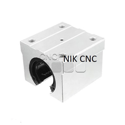 بلبرینگ خطی بلوکی قطر 12 میلی متر اچ کیو ام HQM مدل SBR12UU شیاردار بدون لبه (واگن (کالسکه) بدون لبه SBR) (اورجینال وارداتی)
