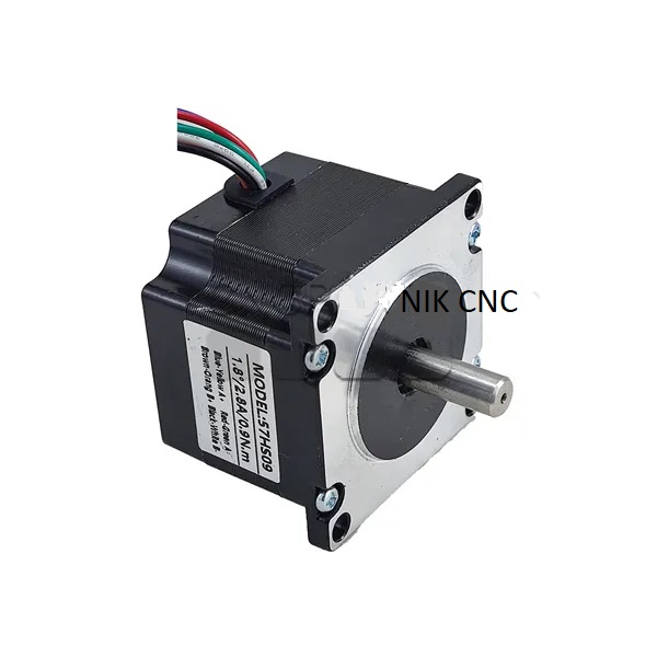 استپ موتور 9 کیلوگرم سانتی متر cnc سی ان سی HQM اچ کیو ام 9kg.cm/0.9n.m مدل 57HS09 دو فاز 2ph نما nema 23 (اورجینال وارداتی)