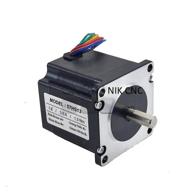 استپ موتور 13 کیلوگرم سانتی متر cnc سی ان سی HQM اچ کیو ام 13kg.cm/1.3n.m مدل 57HS13 دو فاز 2ph نما nema 23 (اورجینال وارداتی)