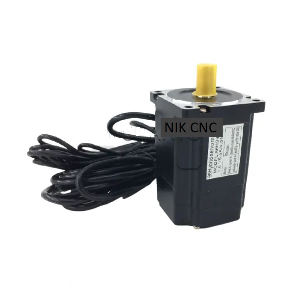 استپ موتور انکودردار 45 کیلوگرم سانتی متر easyservo ایزی سروو HQM اچ کیو ام 45kg.cm/4.5n.m مدل 86HSS45+E (EC86-45) دو فاز 2ph نما nema 34 (اورجینال وارداتی)