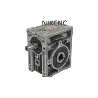 گیربکس 60 حلزونی دو سر شفت liming لیمینگ مدل NEO60-10 سایز 60 نسبت 1 به 10 ساخت تایوان (گیربکس روتاری فلنج دار)